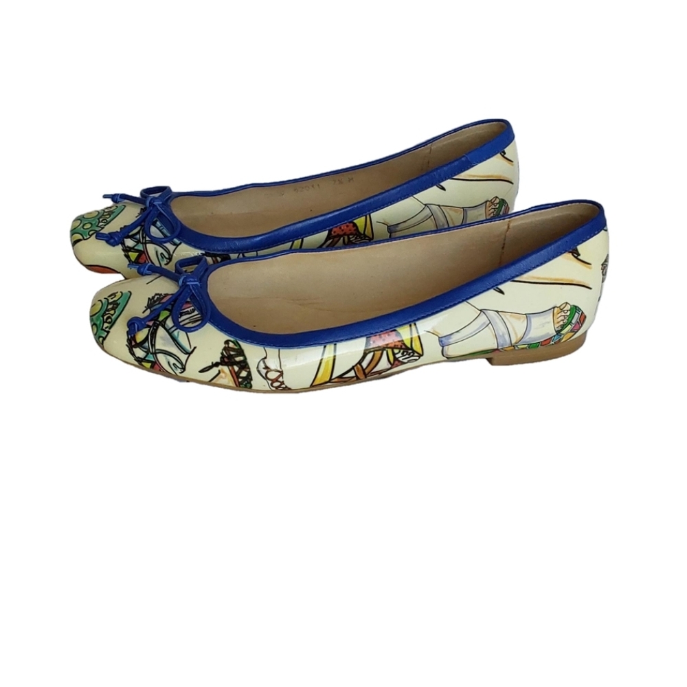 STUART WEITZMAN WOMEN'S BALLERINA CLW 62031 FLATTS SIZE 7.5M - Picture 2 of 4
